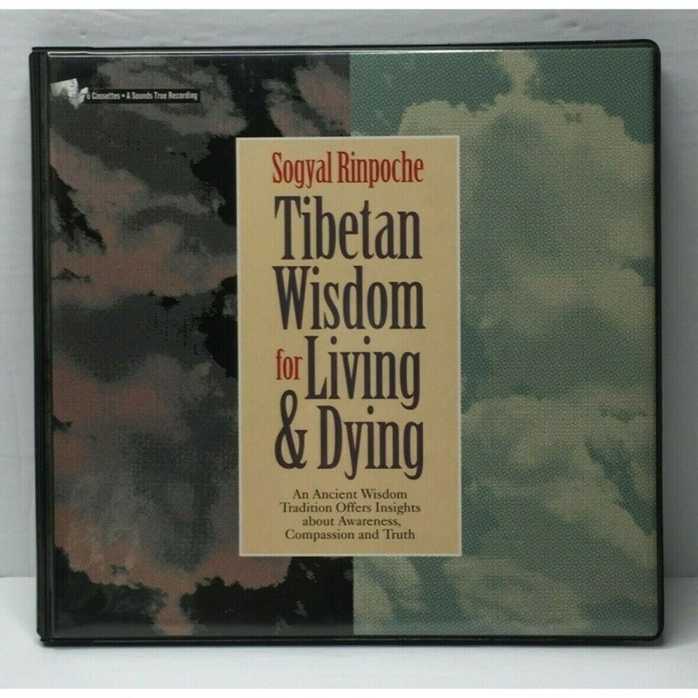 Tibetan Wisdom For Living & Dying Sogyal Rinpoche 6 Cassette Spiritual Seeker